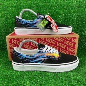NEW Vans Era Electric Flame Glow in the Dark Sneakers Shoes Womens 8.5